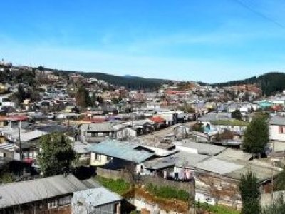 Fotografía de sector de Curanilahue