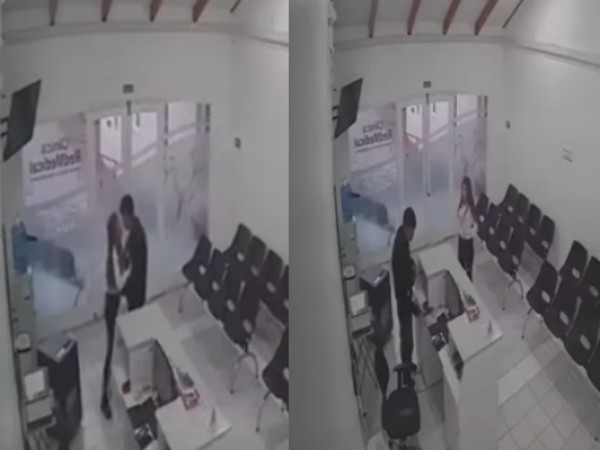 Pareja roba celular en clínica mientras trabajador estaba en el baño